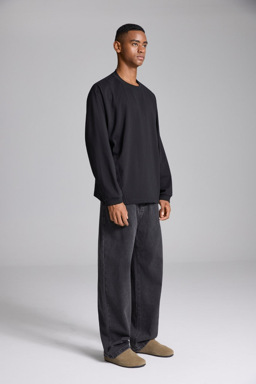 Cotton Sweatshirt Black