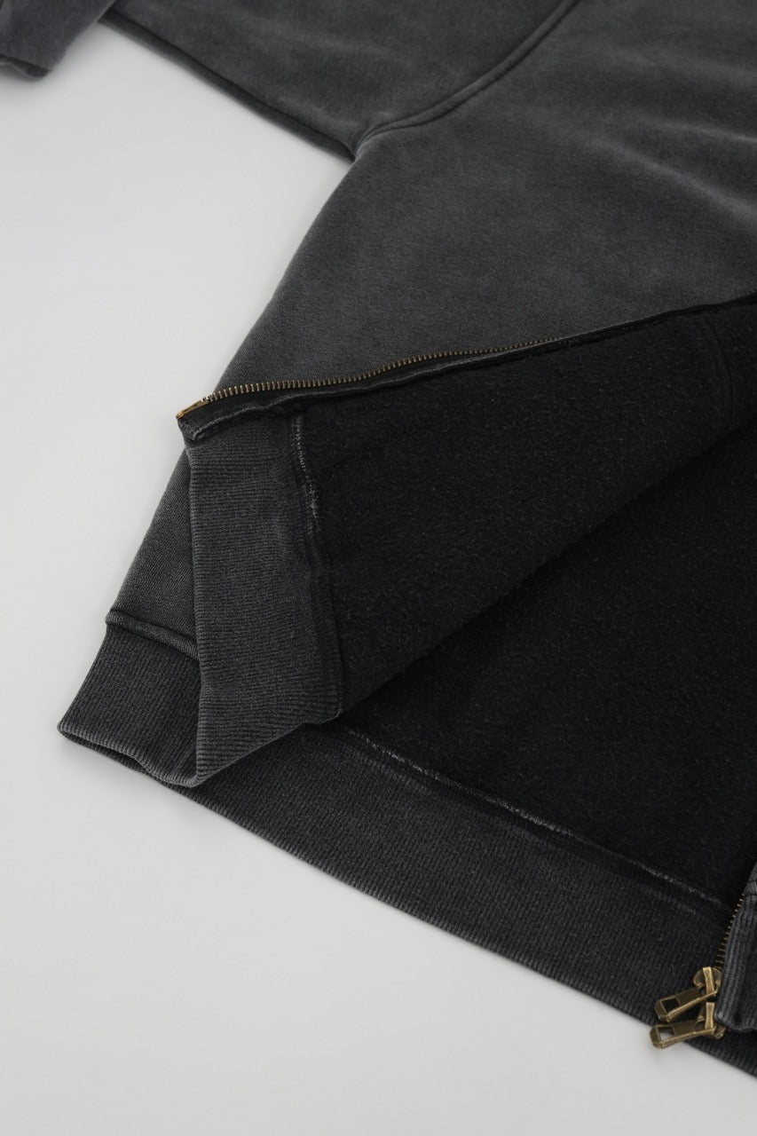 Veste zippée LINDEN Noir lavé