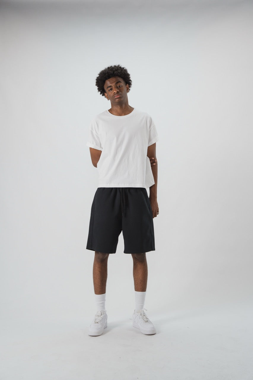 Scuba Knit Shorts Black