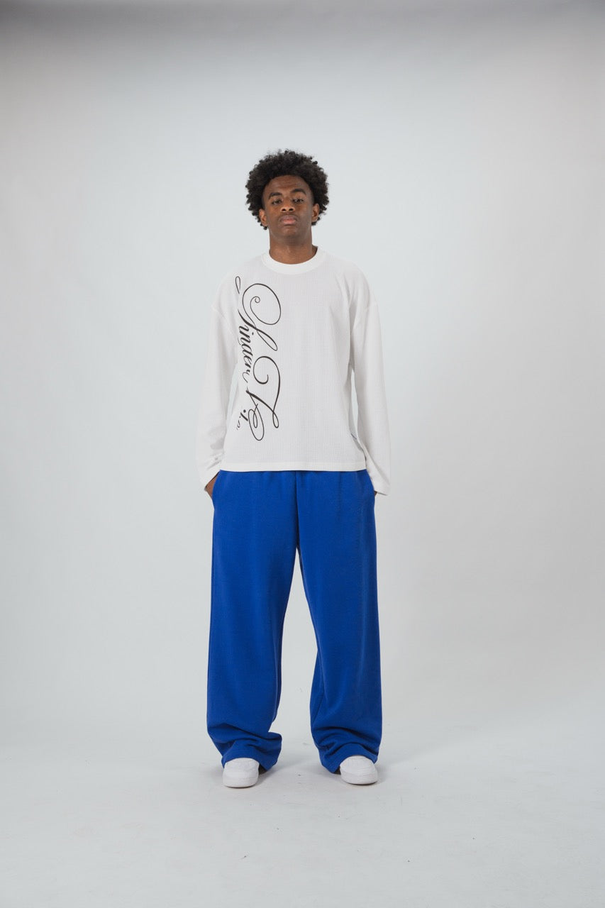 Waffle Sweatshirt White