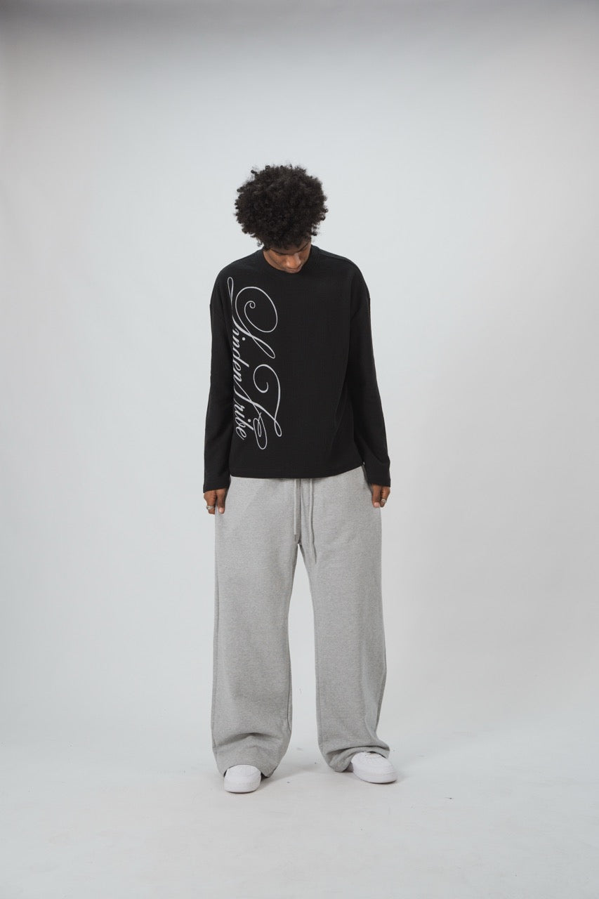 LINDEN Straight Sweatpants Grey