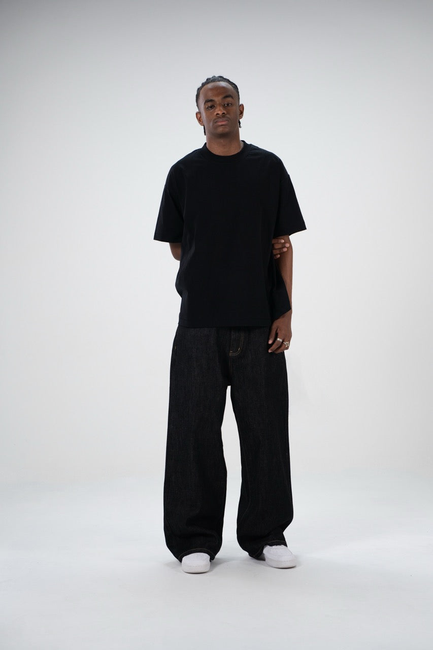 Drop Shoulder T-shirt Black