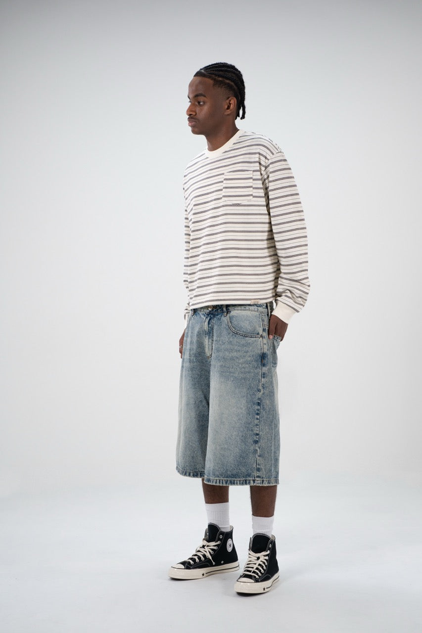 Stripe Long Sleeve - Cream