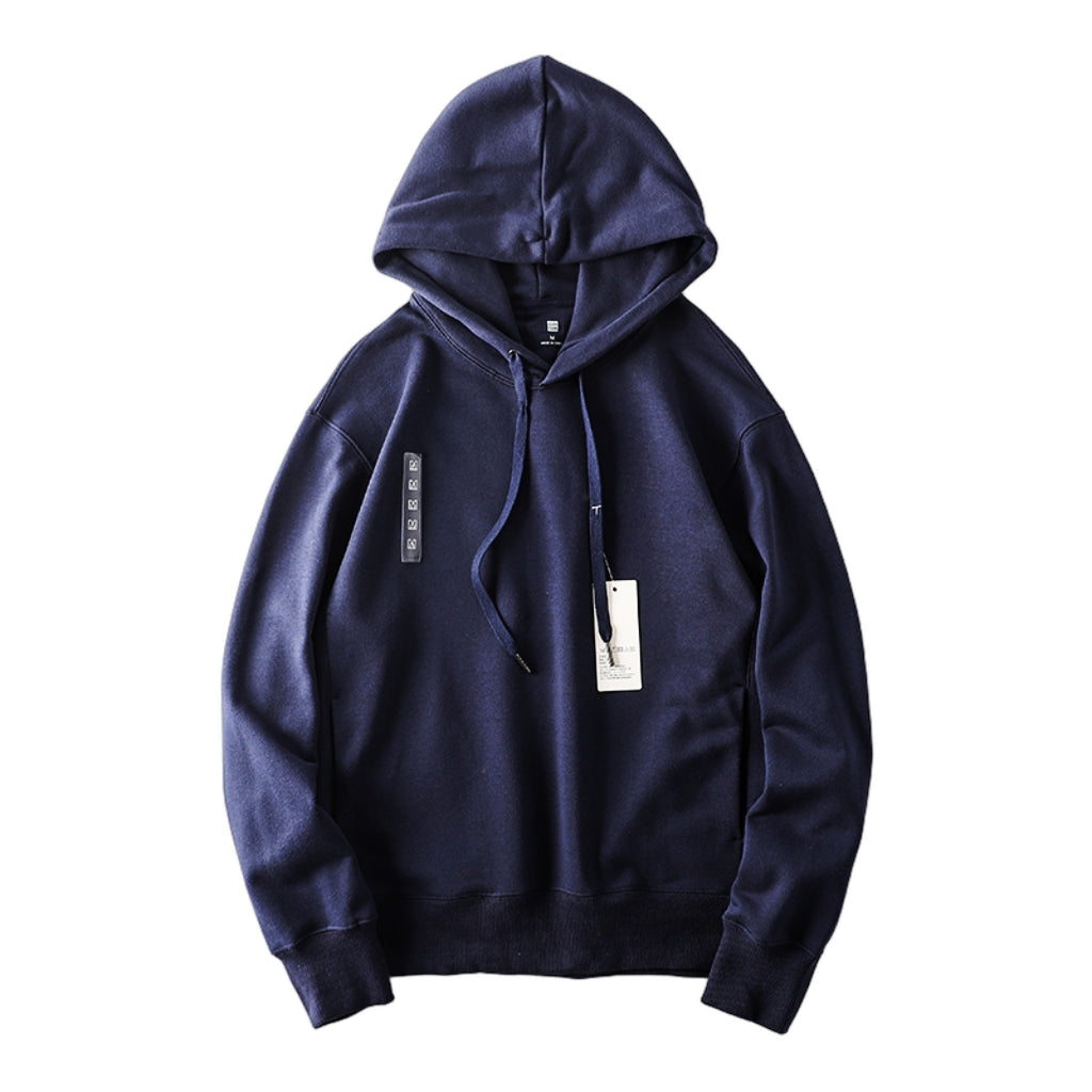 Basic Cotton Hoodie Grey