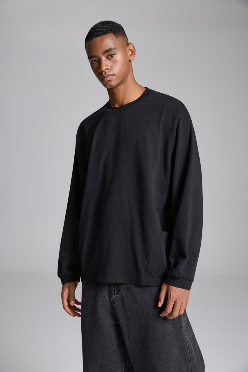 Cotton Sweatshirt Black