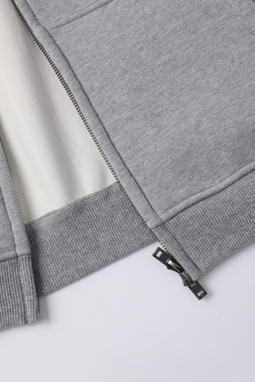 LINDEN Zip Jacket Grey