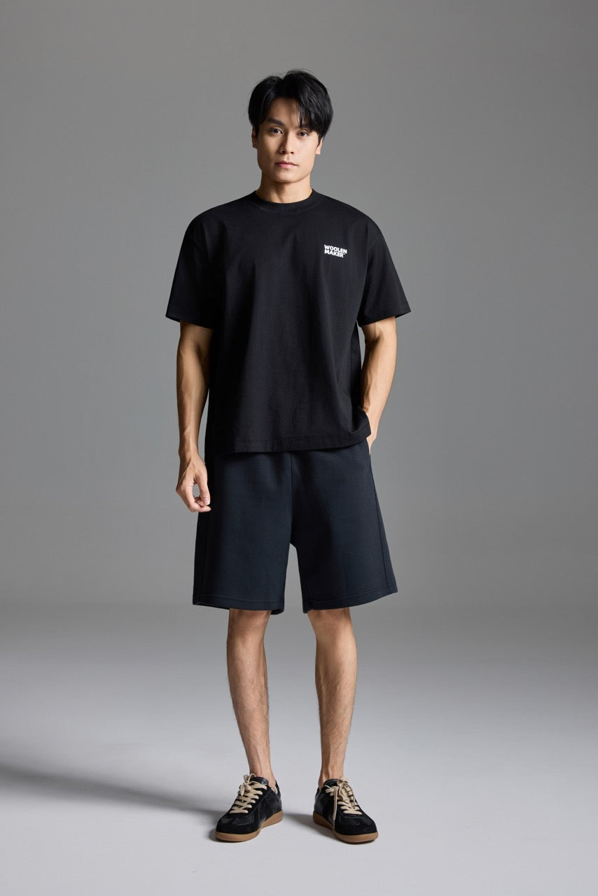 Scuba Knit Shorts Black