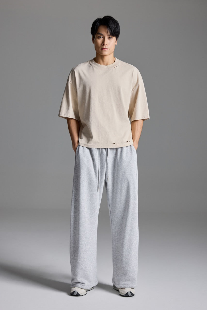 Double-Waist sweatpants Grey