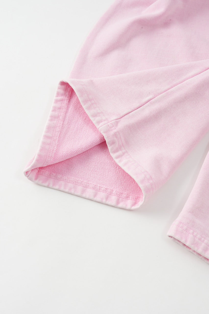 Washed Basic Sweatpants PINK