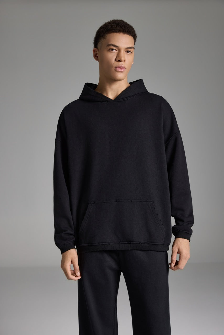 Cropped Hoodie Black