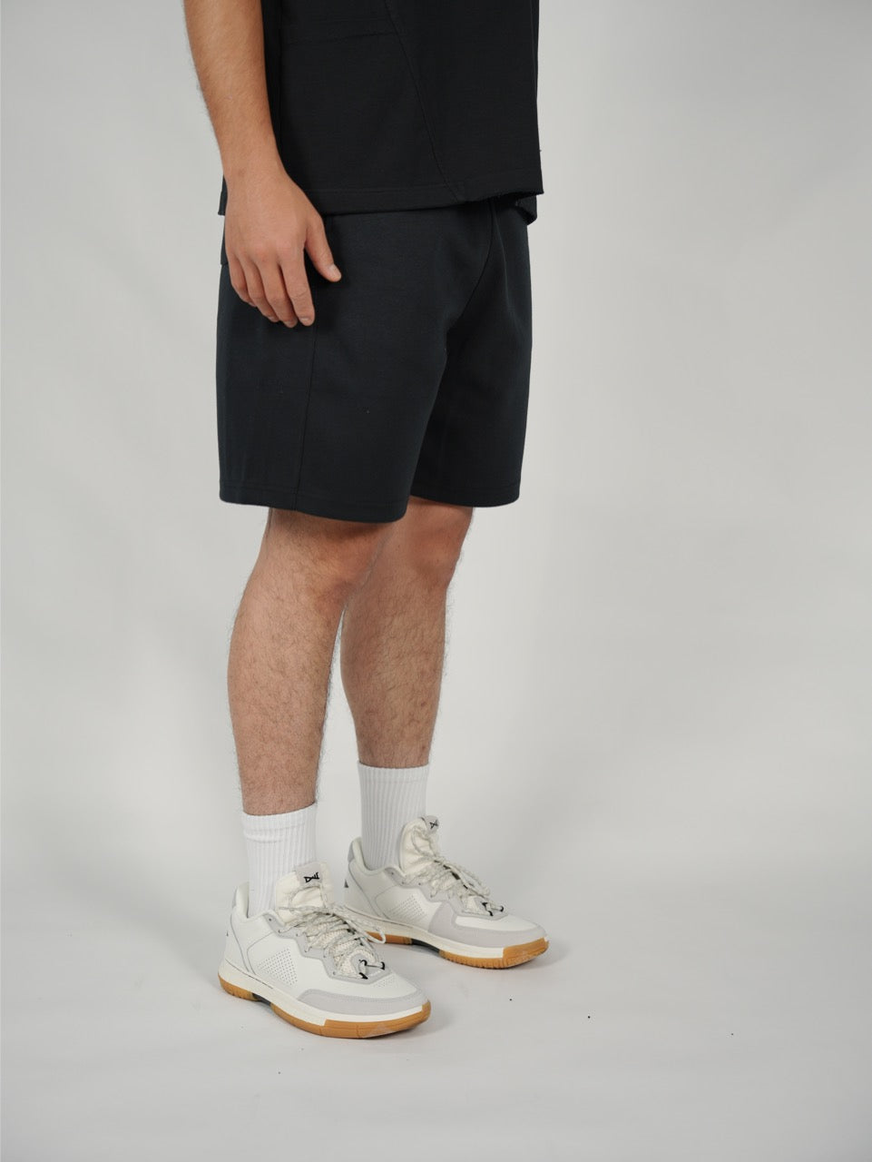 Scuba Knit Shorts Black