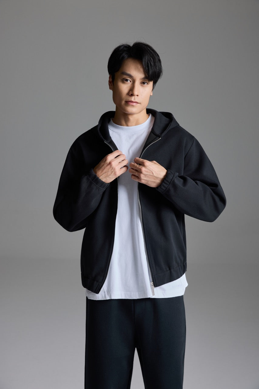 Scuba Knit Boxy Hoodie