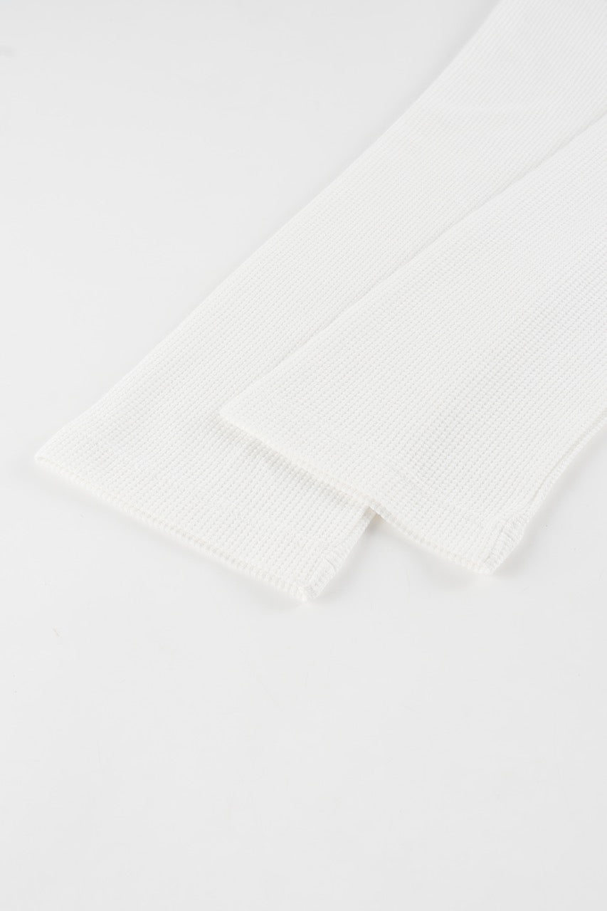 Waffle Sweatshirt White