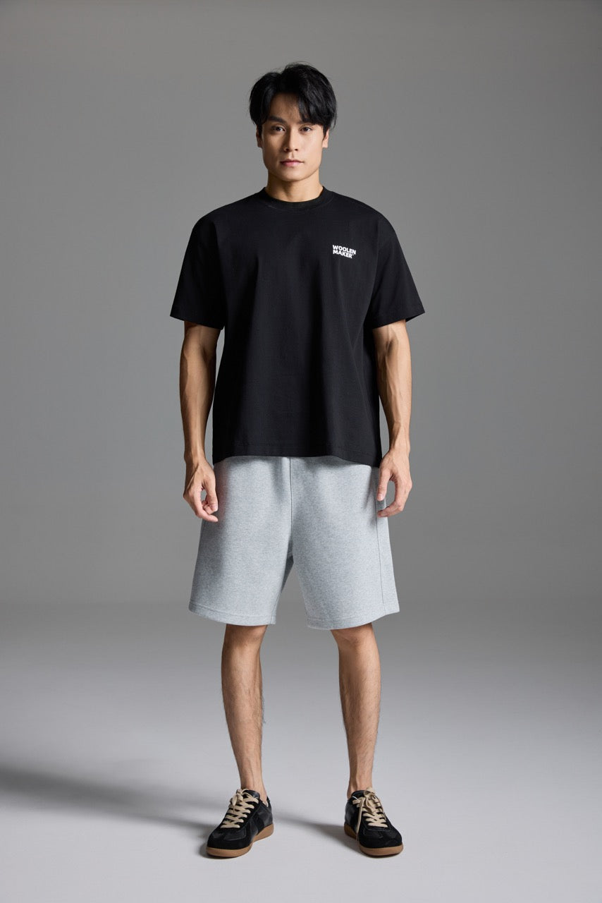 Scuba Knit Shorts Grey