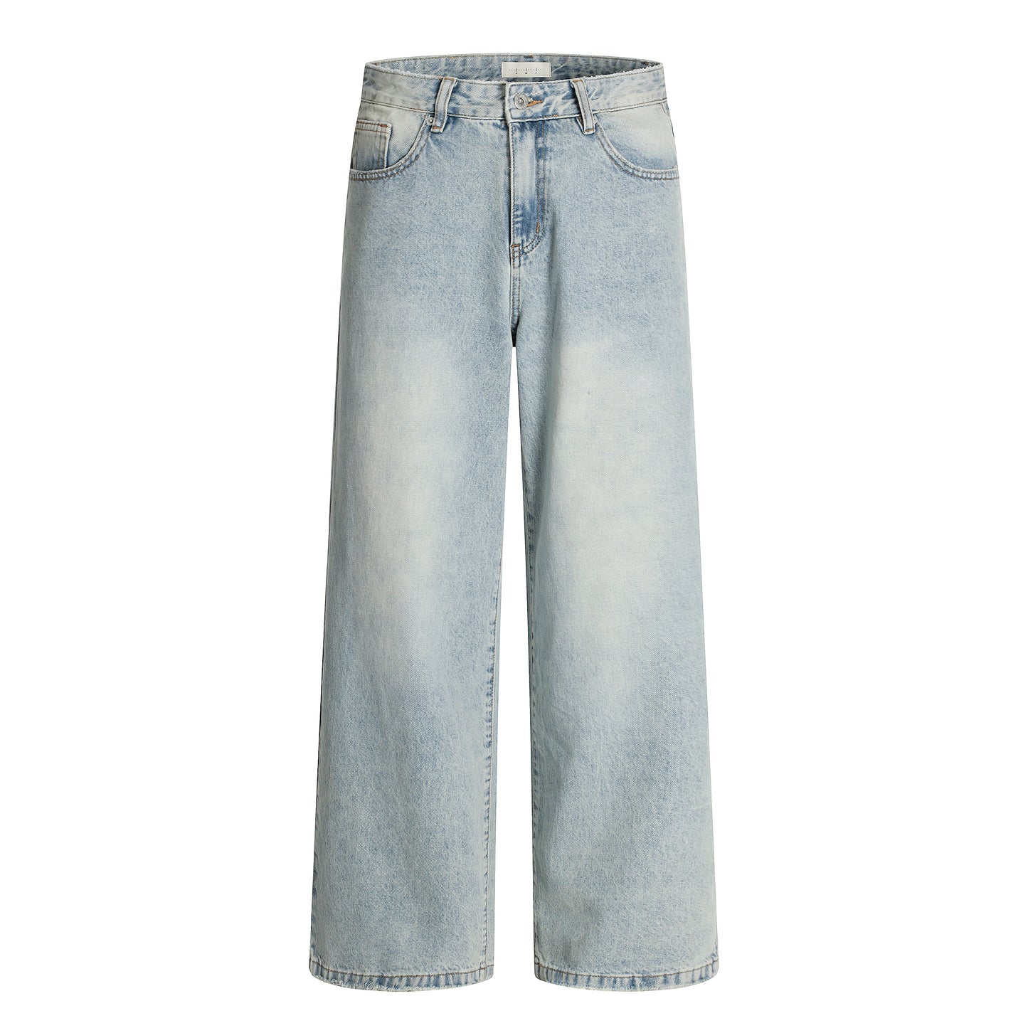 Basic Blue Loose-Fit Jeans WM236