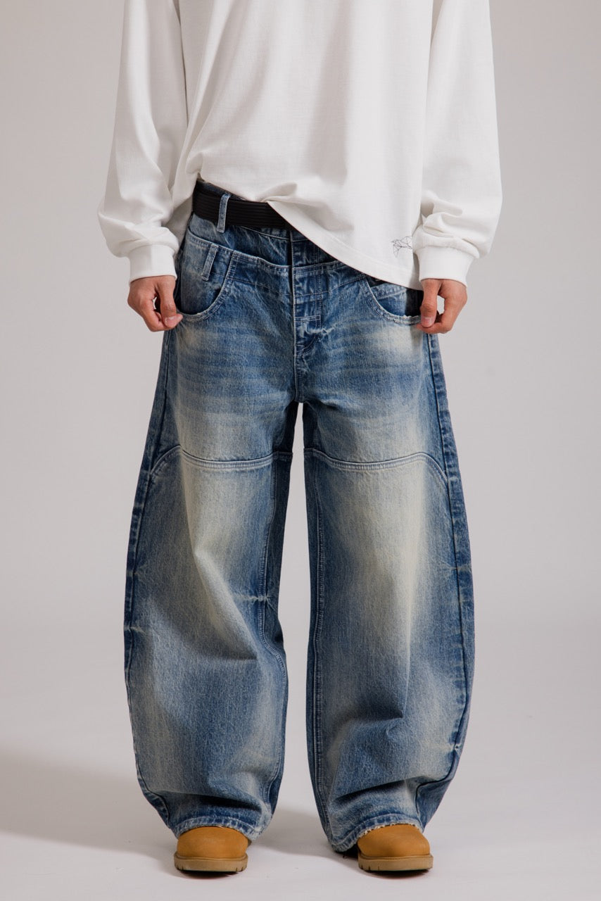 DOUBLE WAIST SELEVDGE DENIM