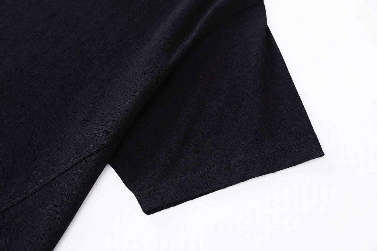 Two-Pack Cropped Tee Black