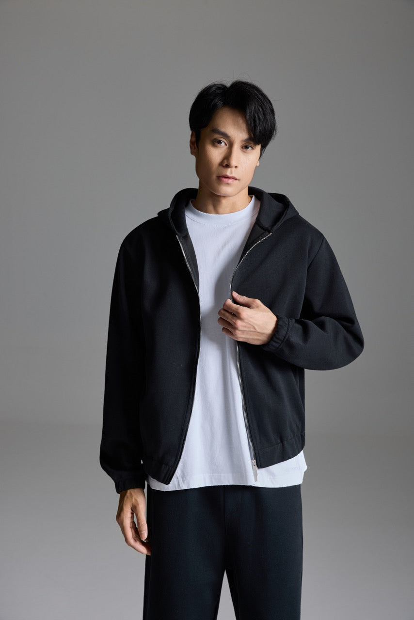 Scuba Knit Boxy Hoodie