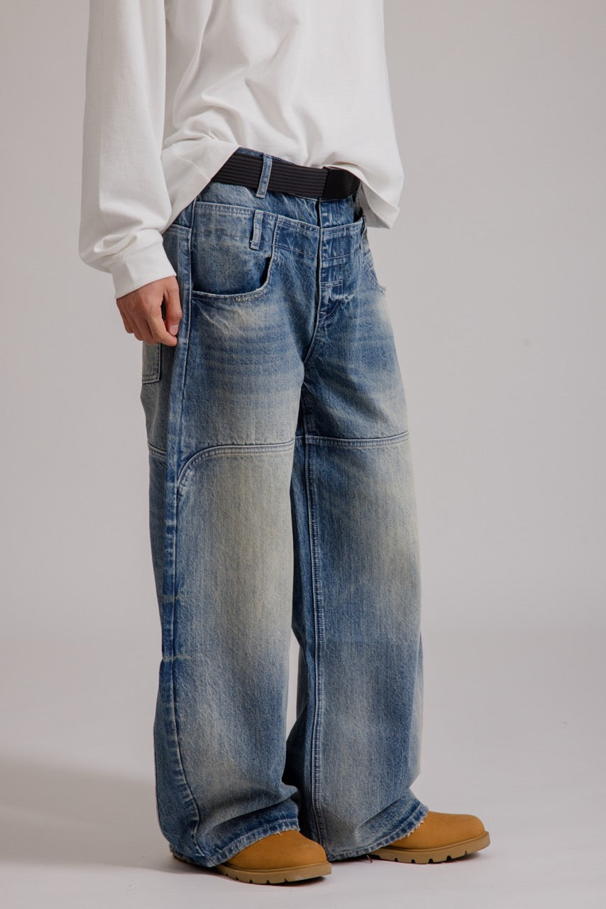 DOUBLE WAIST SELEVDGE DENIM