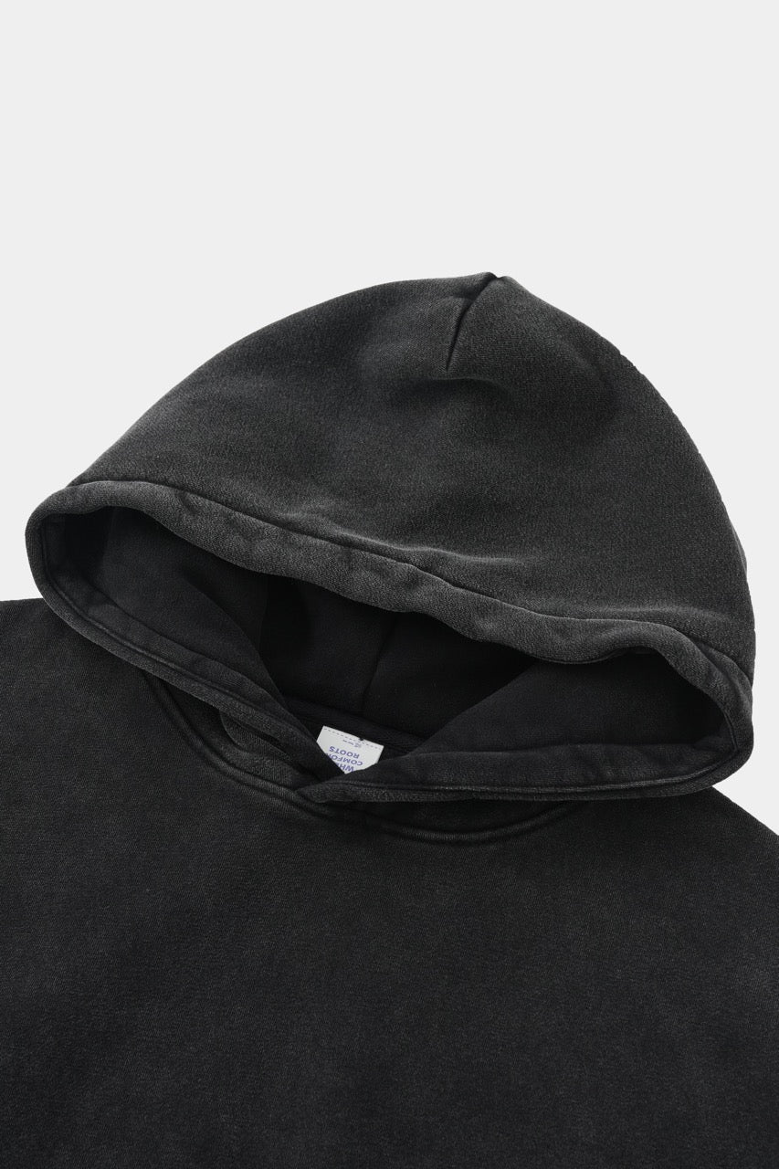 Hoodie vintage basique Noir