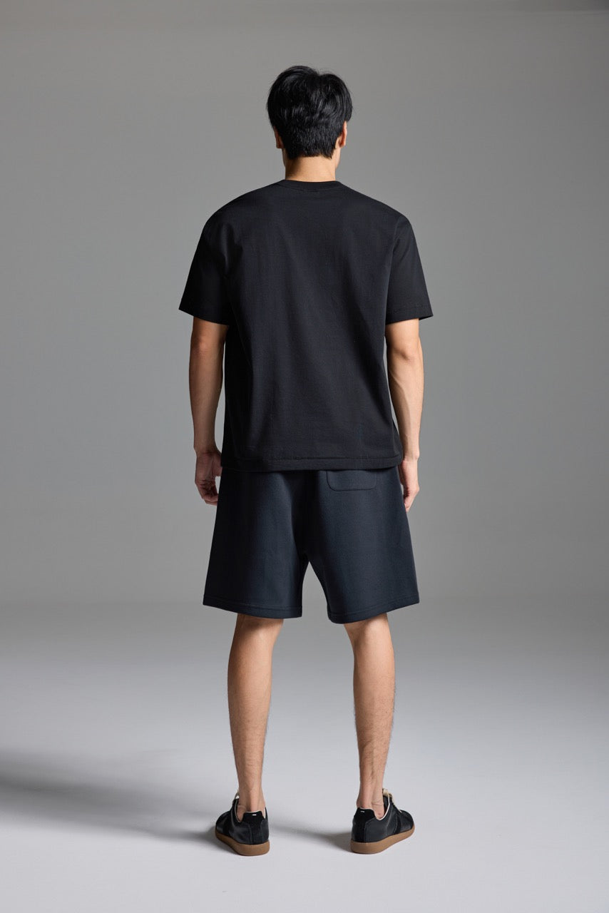 Scuba Knit Shorts Black