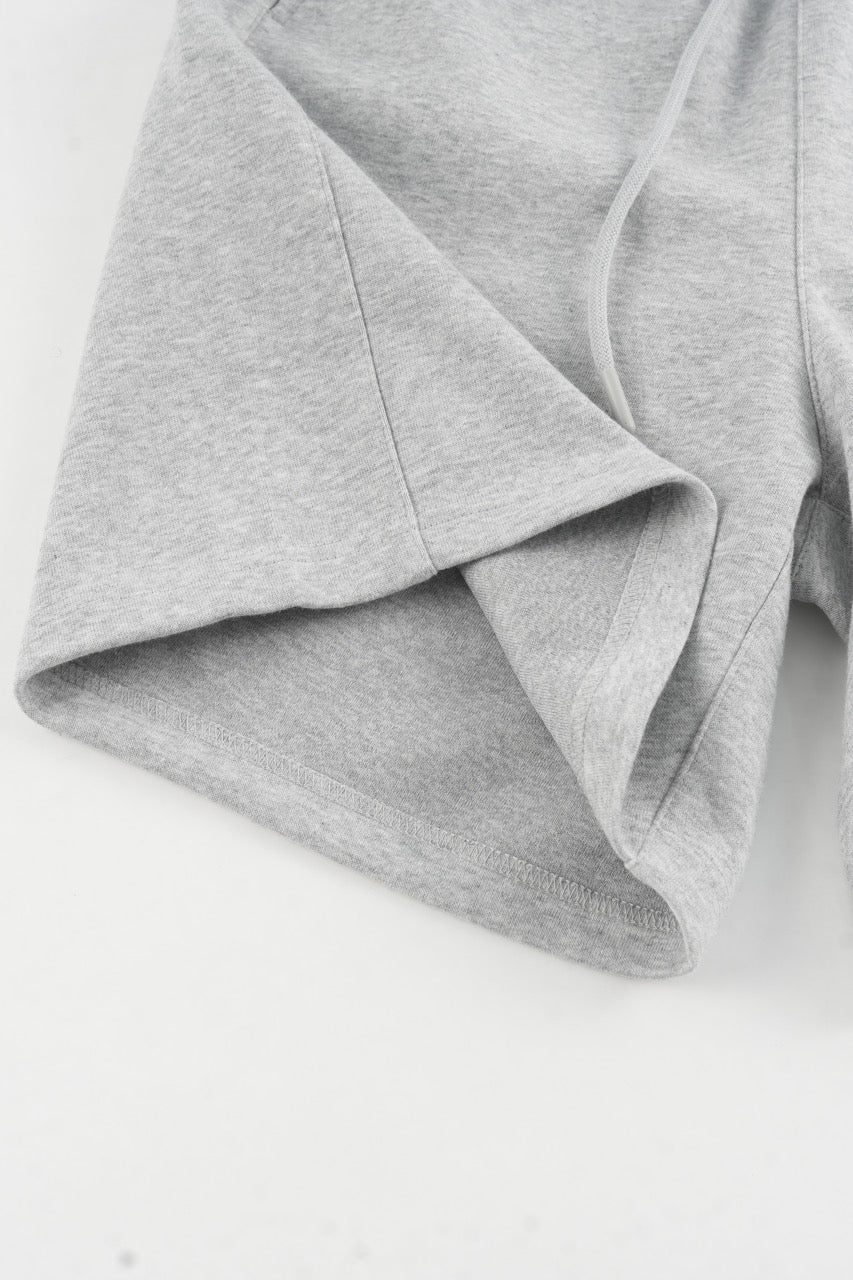 Scuba Knit Shorts Grey