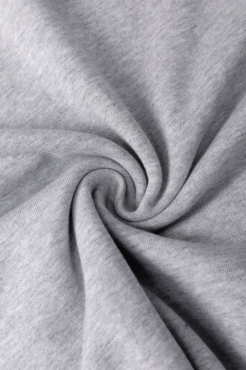 Basic Cotton Hoodie Grey