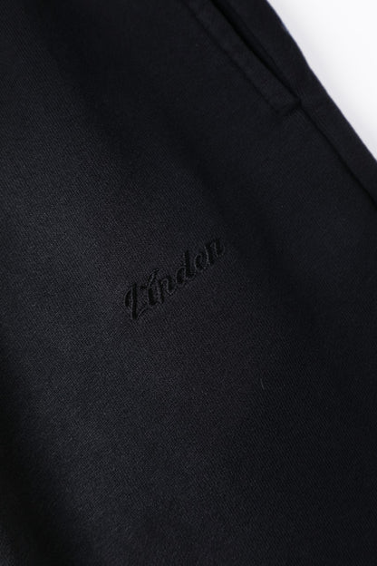 Washed Basic Sweatpants Black