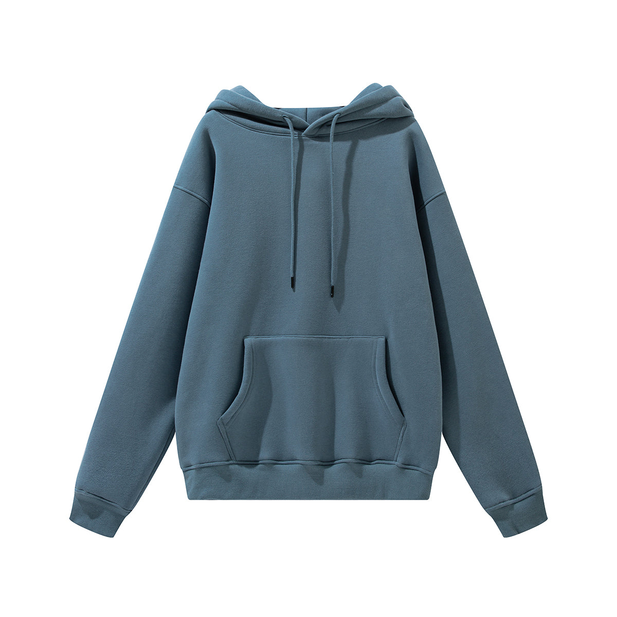 Velvet solid color hooded sweatshirt WM168BE2622