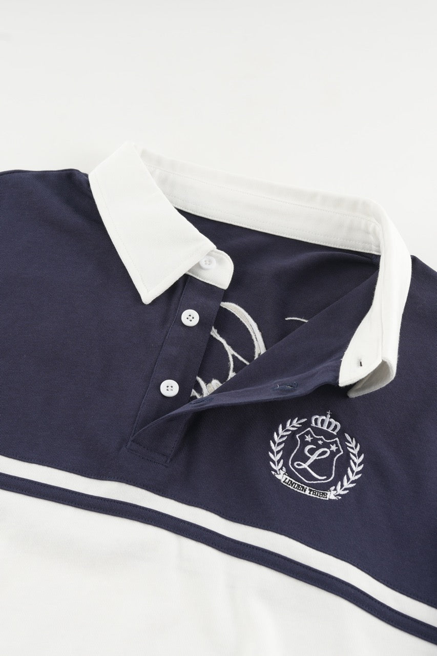 Maillot de rugby court - Bleu marine