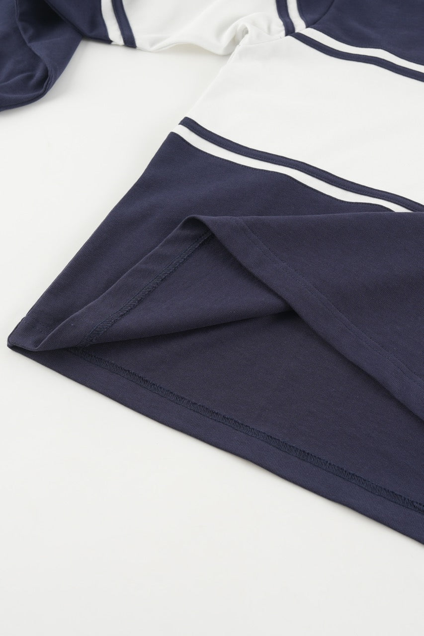 Maillot de rugby court - Bleu marine