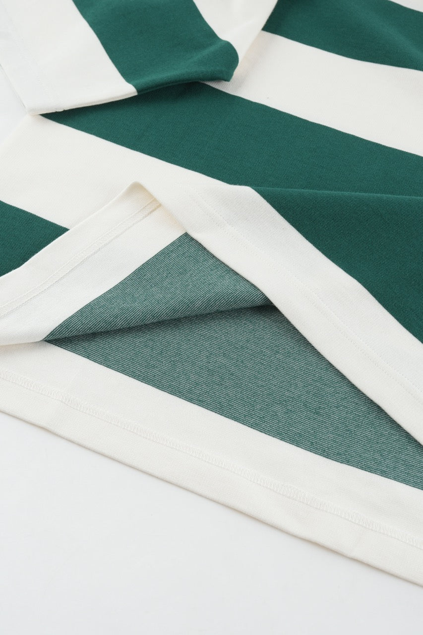 Striped Polo Tshirt - Green