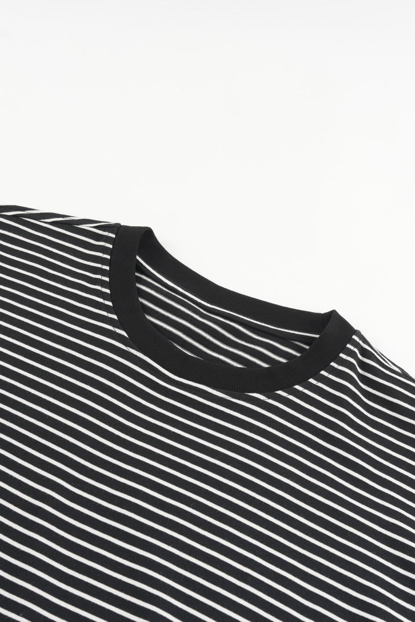 Striped Tshirt - Black