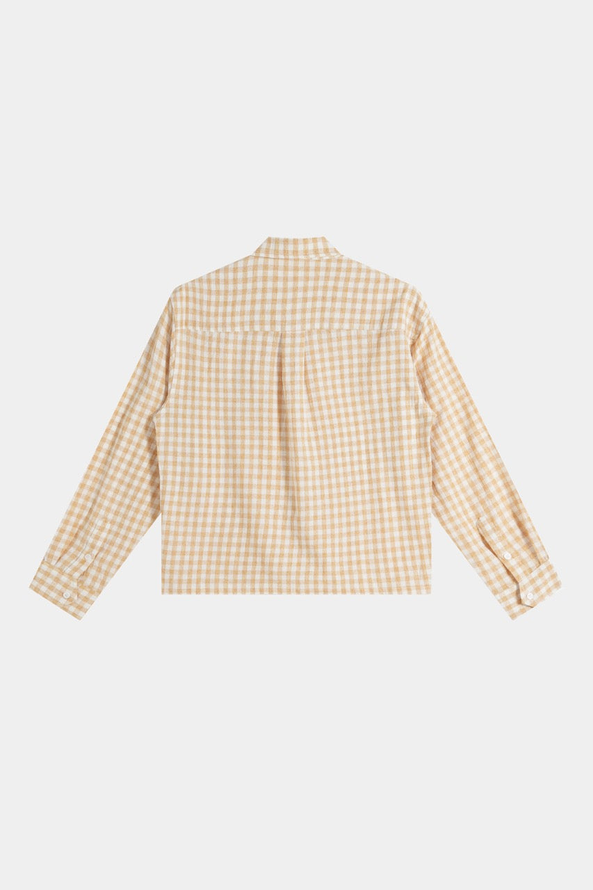 Cropped Shirt - PaleYellow