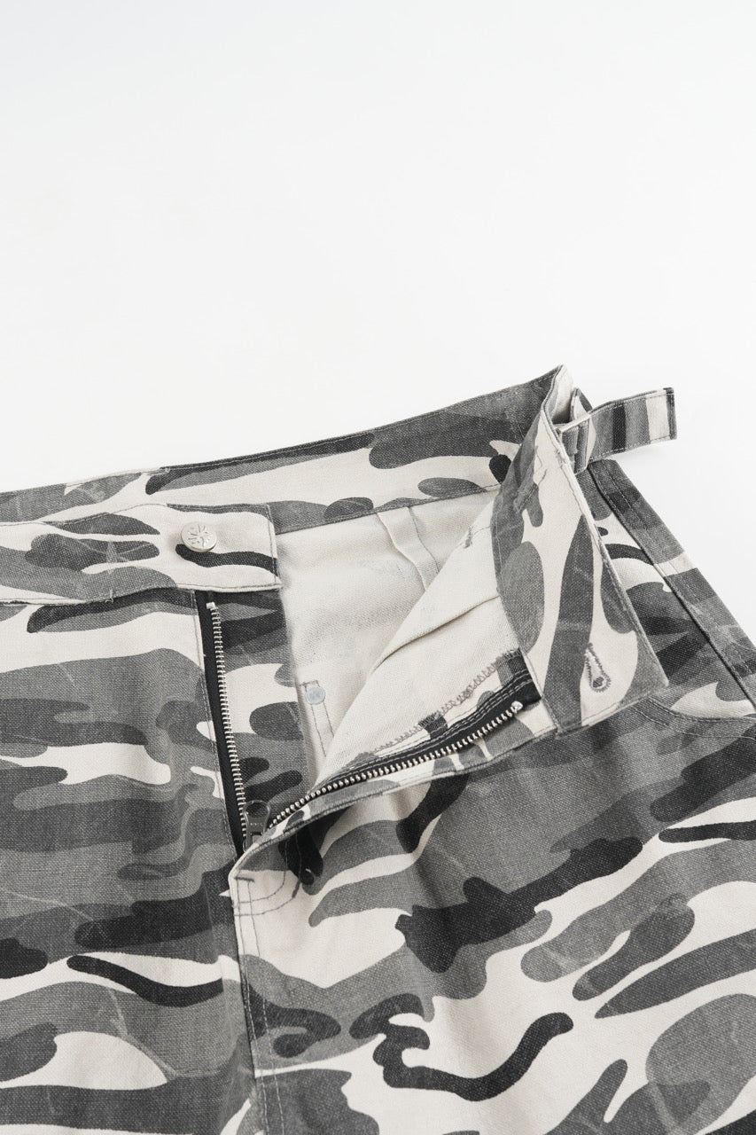 Baggy Cargo Pants - Camo
