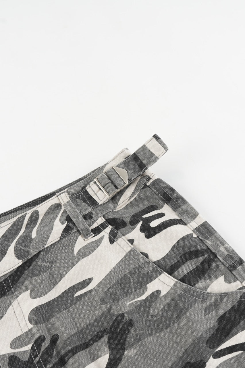 Baggy Cargo Pants - Camo