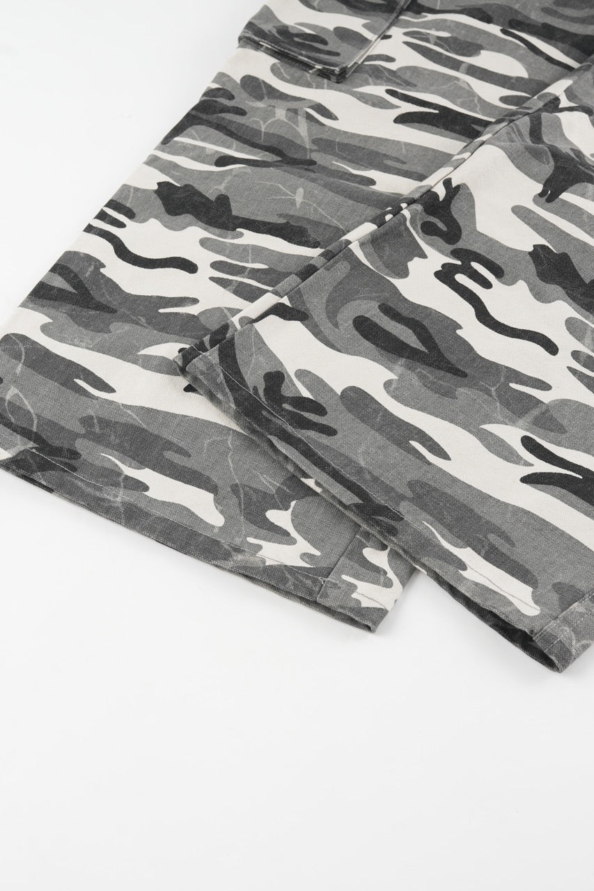 Baggy Cargo Pants - Camo