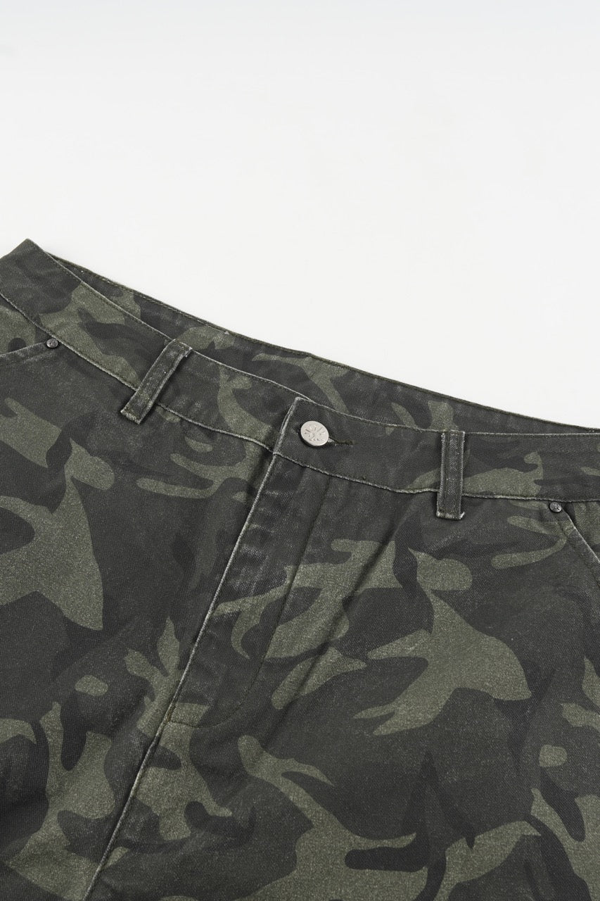 Baggy Cargo Shorts Camo