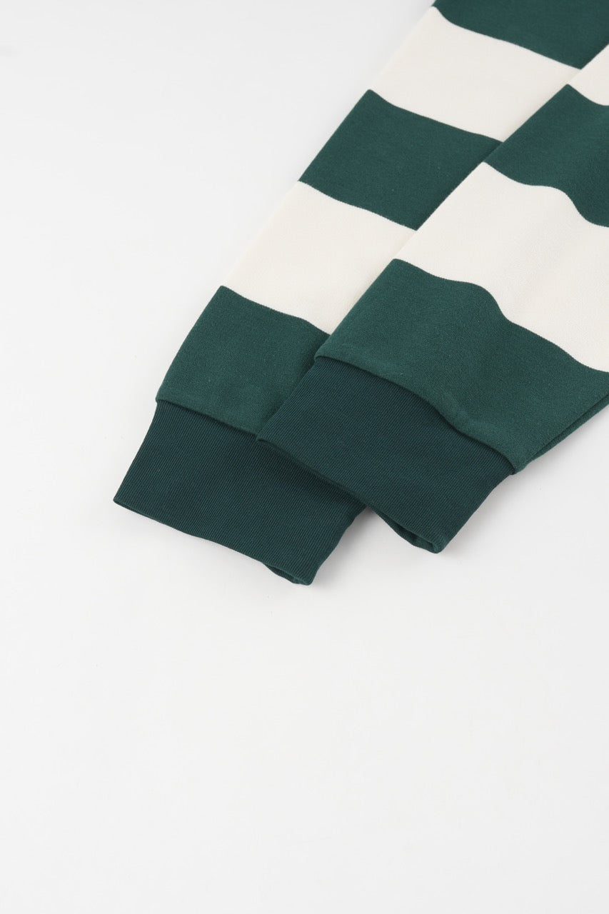 Cropped Rugby Shirt - Green