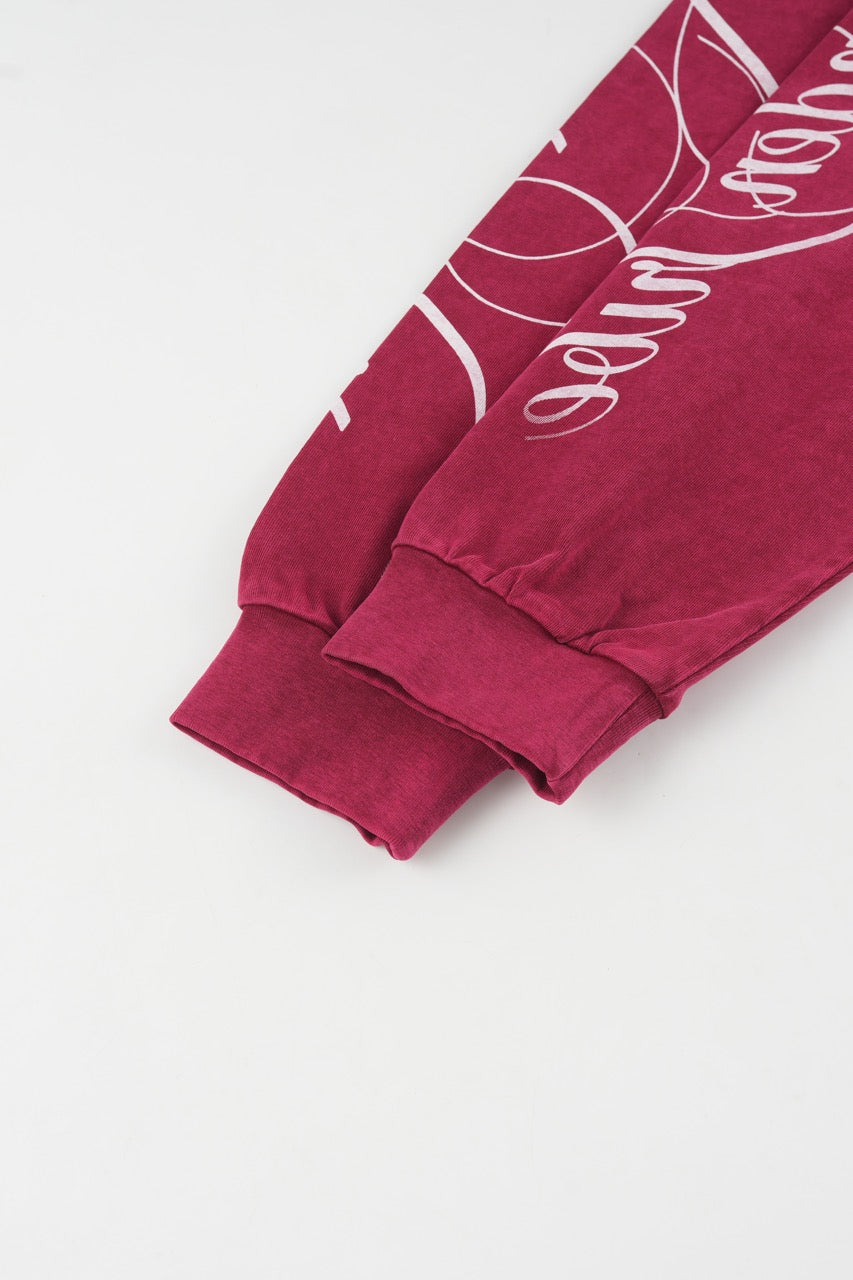 LINDEN SWEATSHIRT Burgundy Red