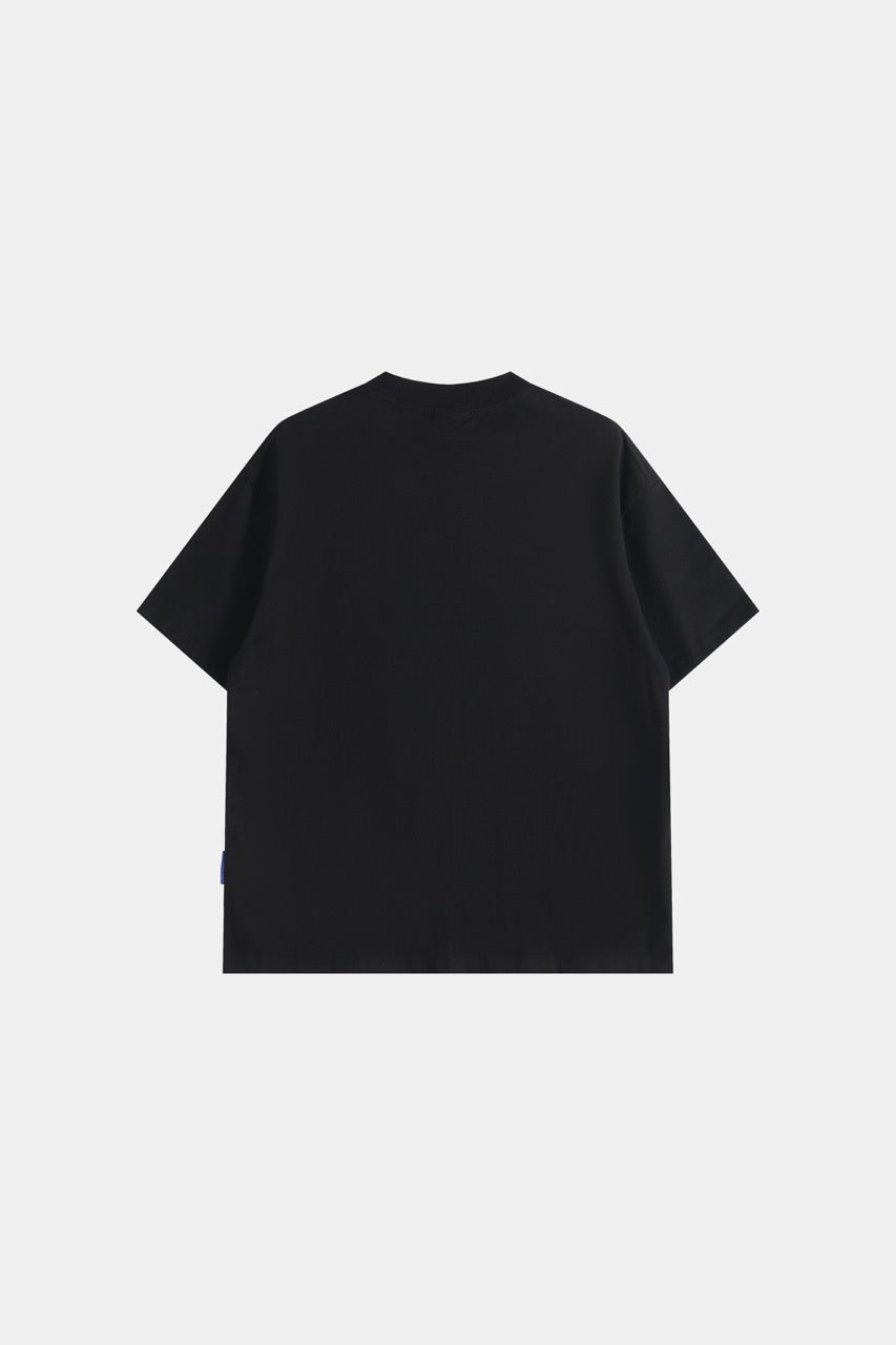 Drop Shoulder T-shirt - Black