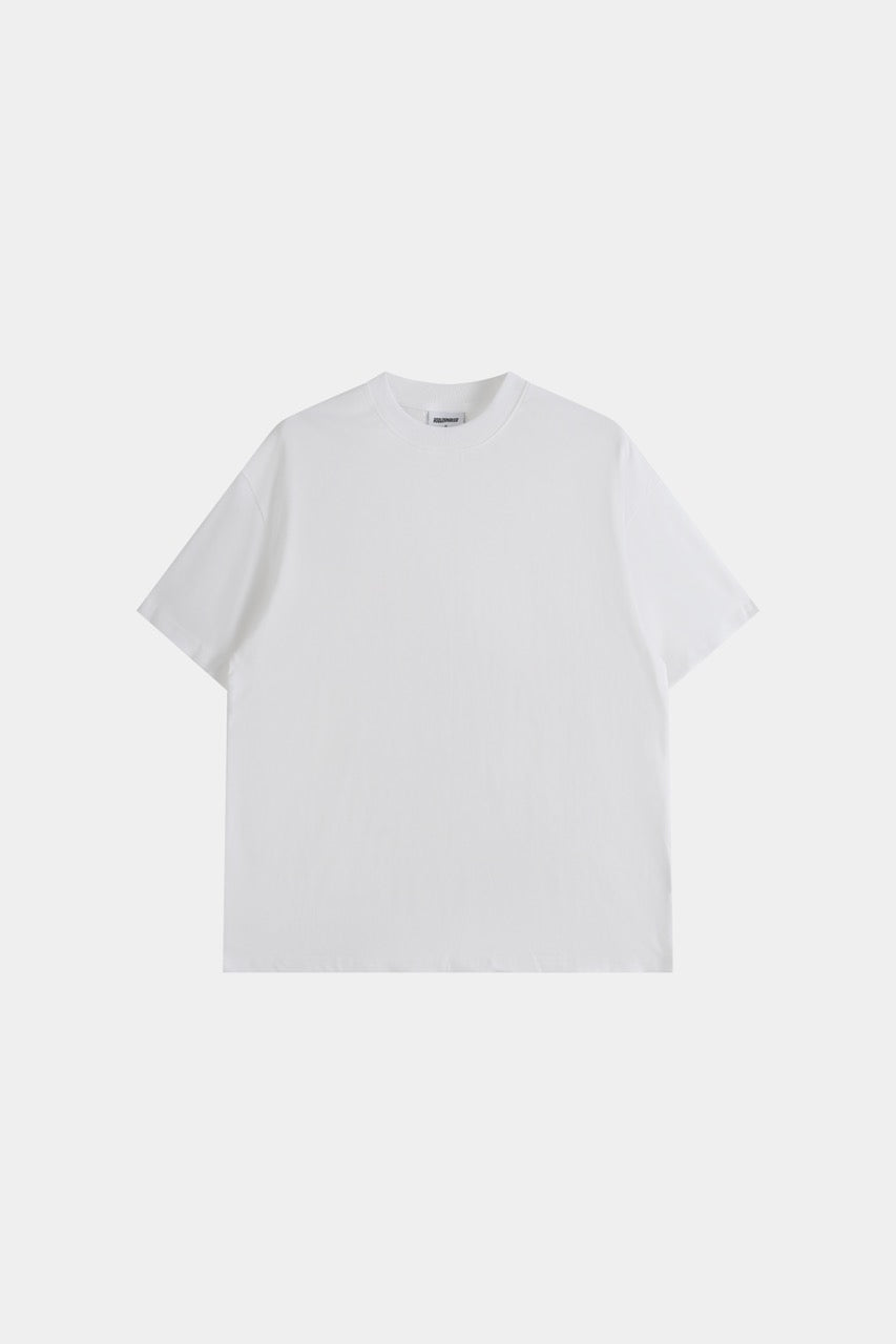 Camiseta de Hombro Caído Blanca