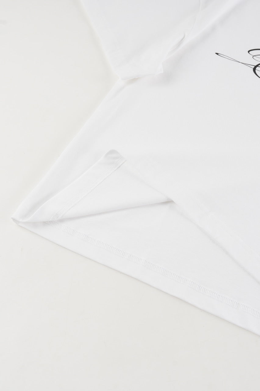 T-shirt court - Blanc