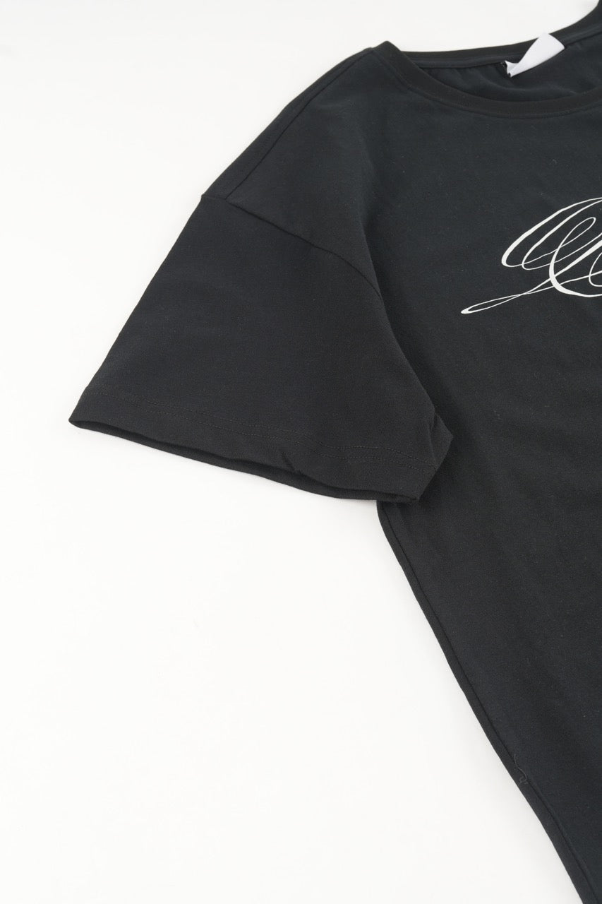 Camiseta corta - Negra
