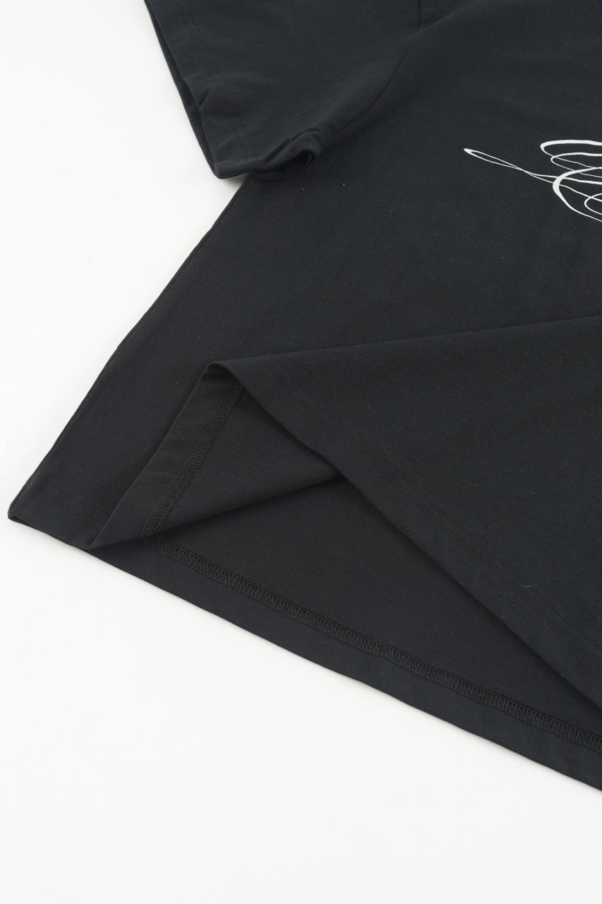 Camiseta corta - Negra