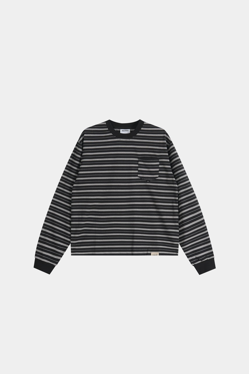Striped Long Sleeve - Black