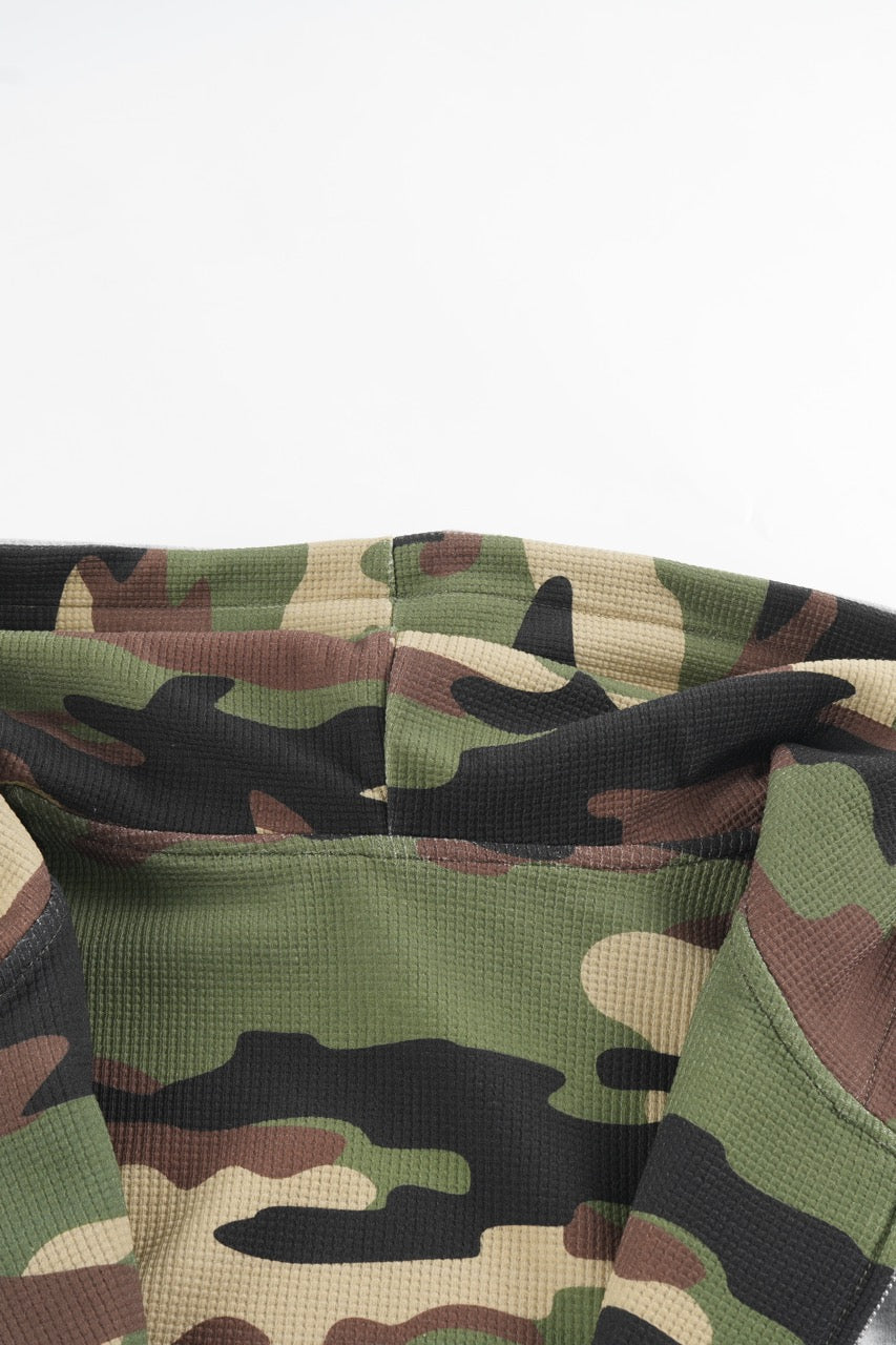 Reversible Zip Up Jacket - Camo