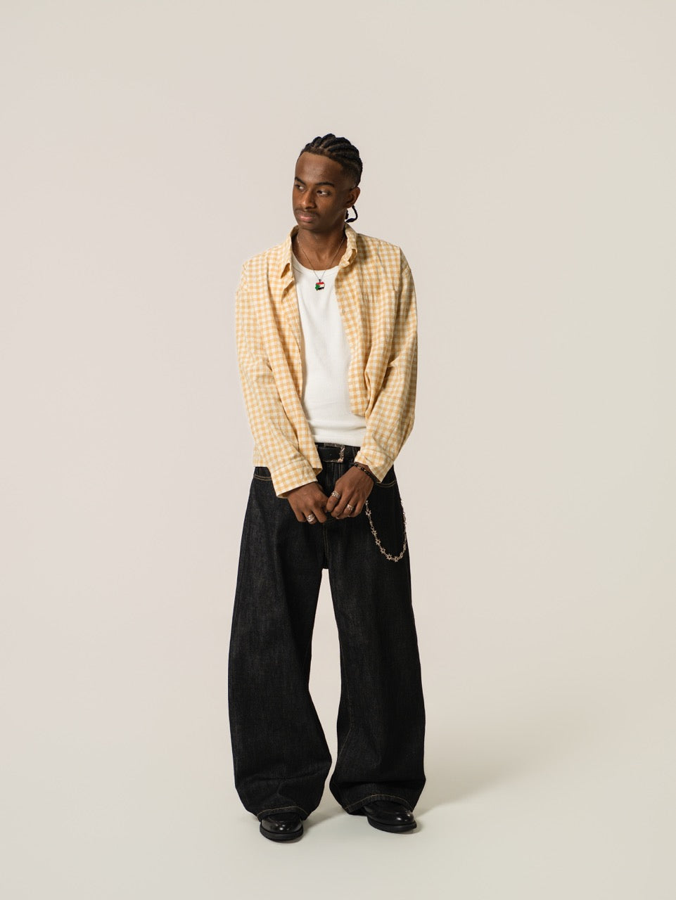 Cropped Shirt - PaleYellow