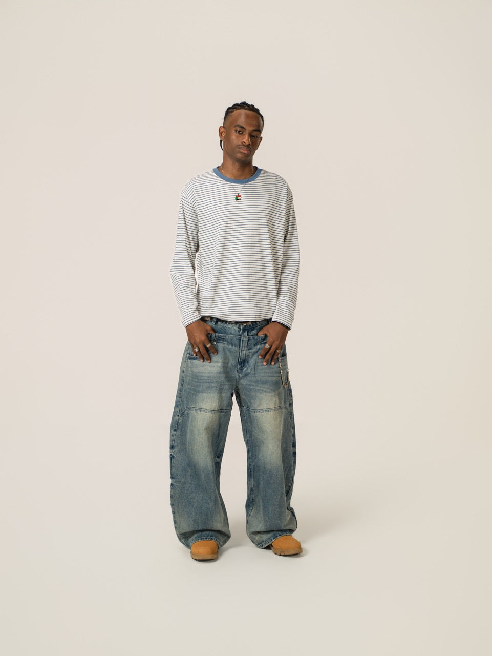 Striped Long Sleeve - Blue