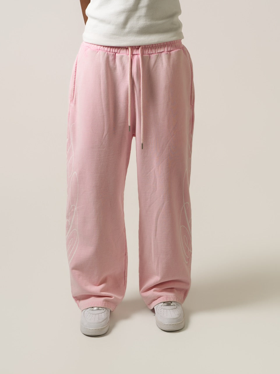 Signature Baggy Sweatpants - Pink